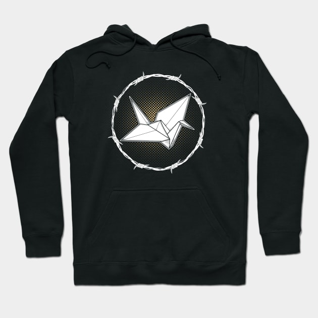 Break Me Out Escape Origami Bird Prison Hoodie by savariya